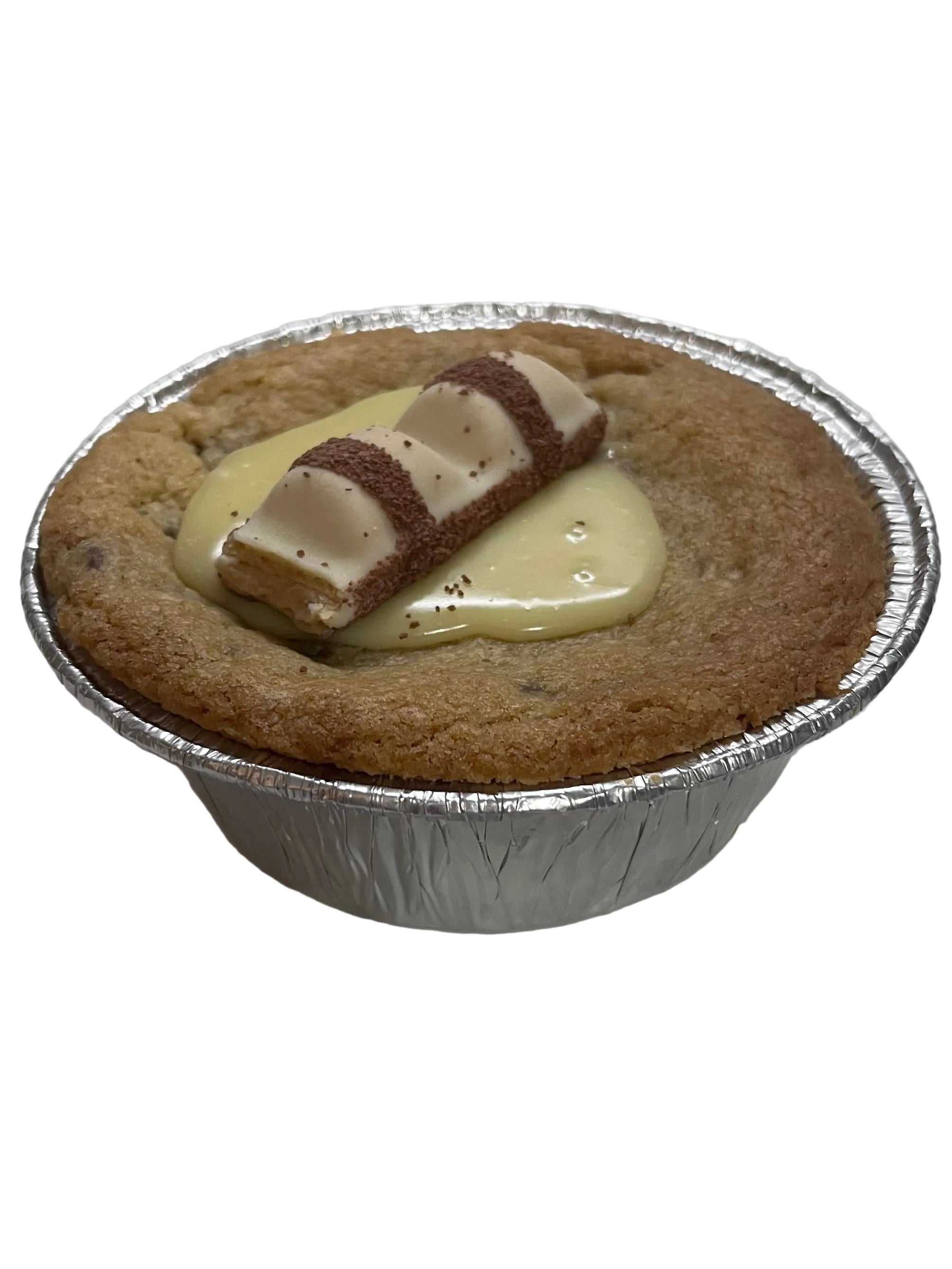 White Chocolate & Kinder Bueno Cookie Pie